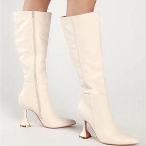 Lulus knee-high heeled boot